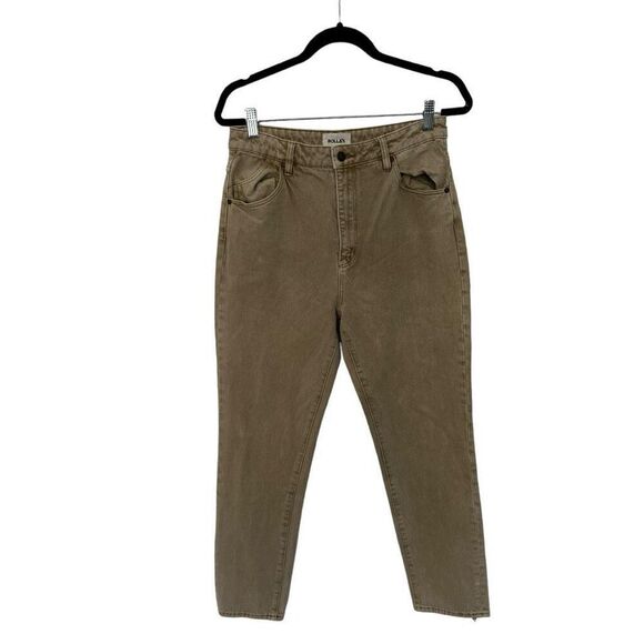 Rolla's Dusters High Rise Slim Tan Womens Jeans Size 29 AU 11 Classic Neutral - Picture 1 of 10